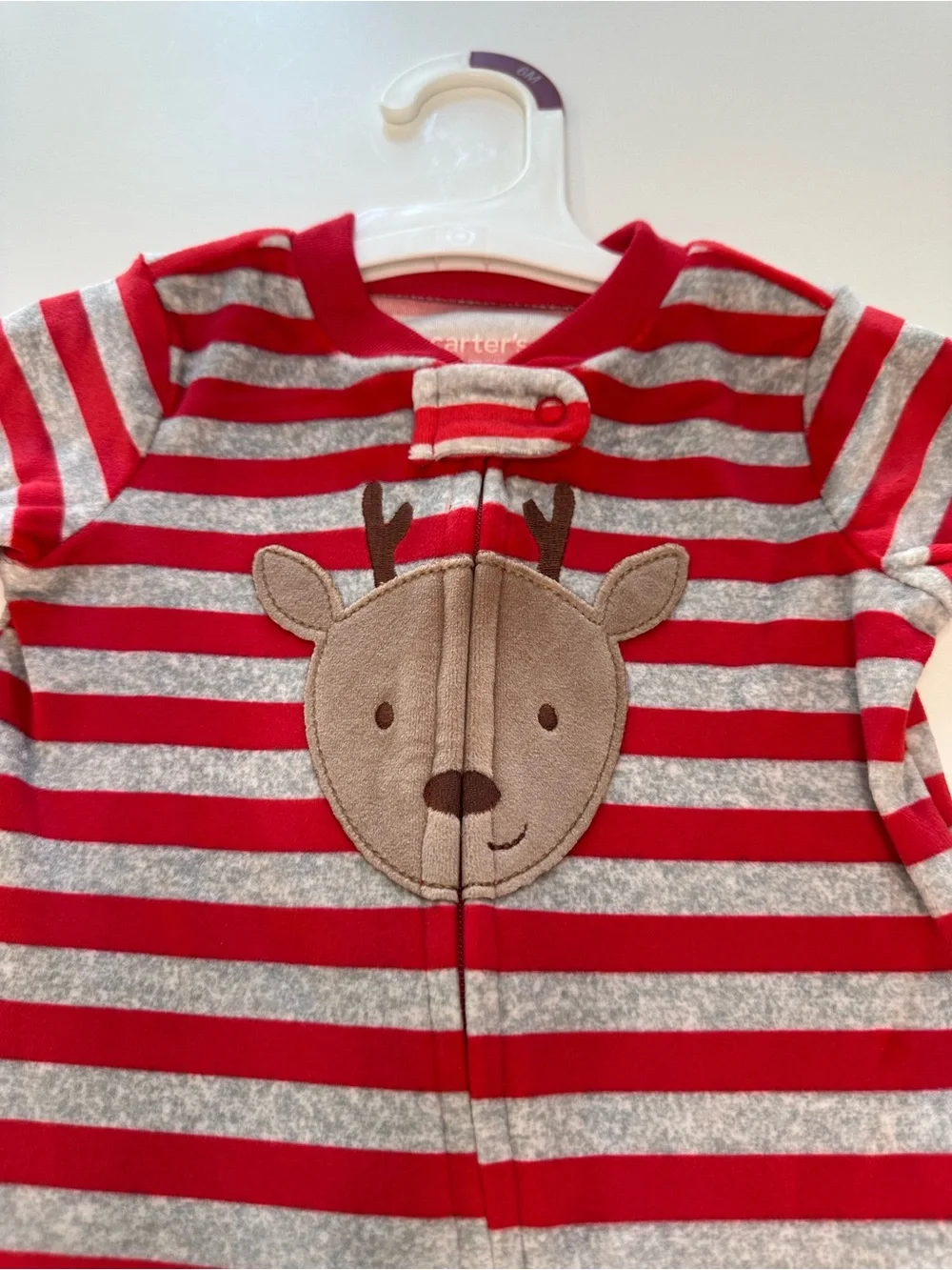 Carter's Christmas Bundle 2 Fleece Pajamas Outfits NWT Infant Baby Size 3 Months